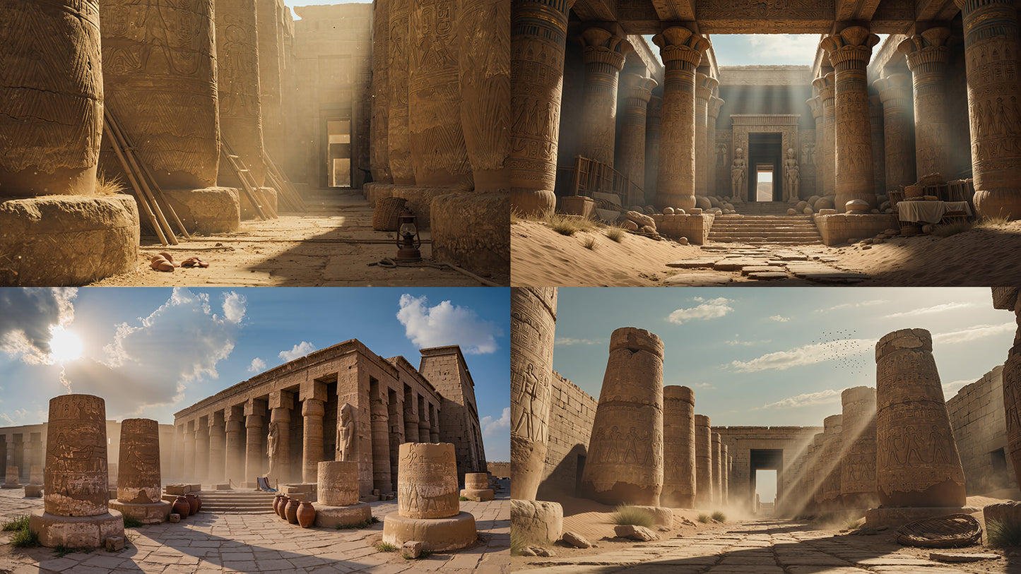 Cinematic Ancient Egypt World Pack - 500 Environments
