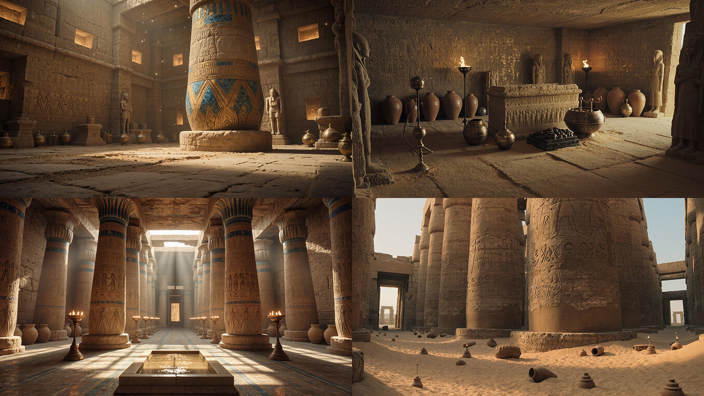 Cinematic Ancient Egypt World Pack - 500 Environments