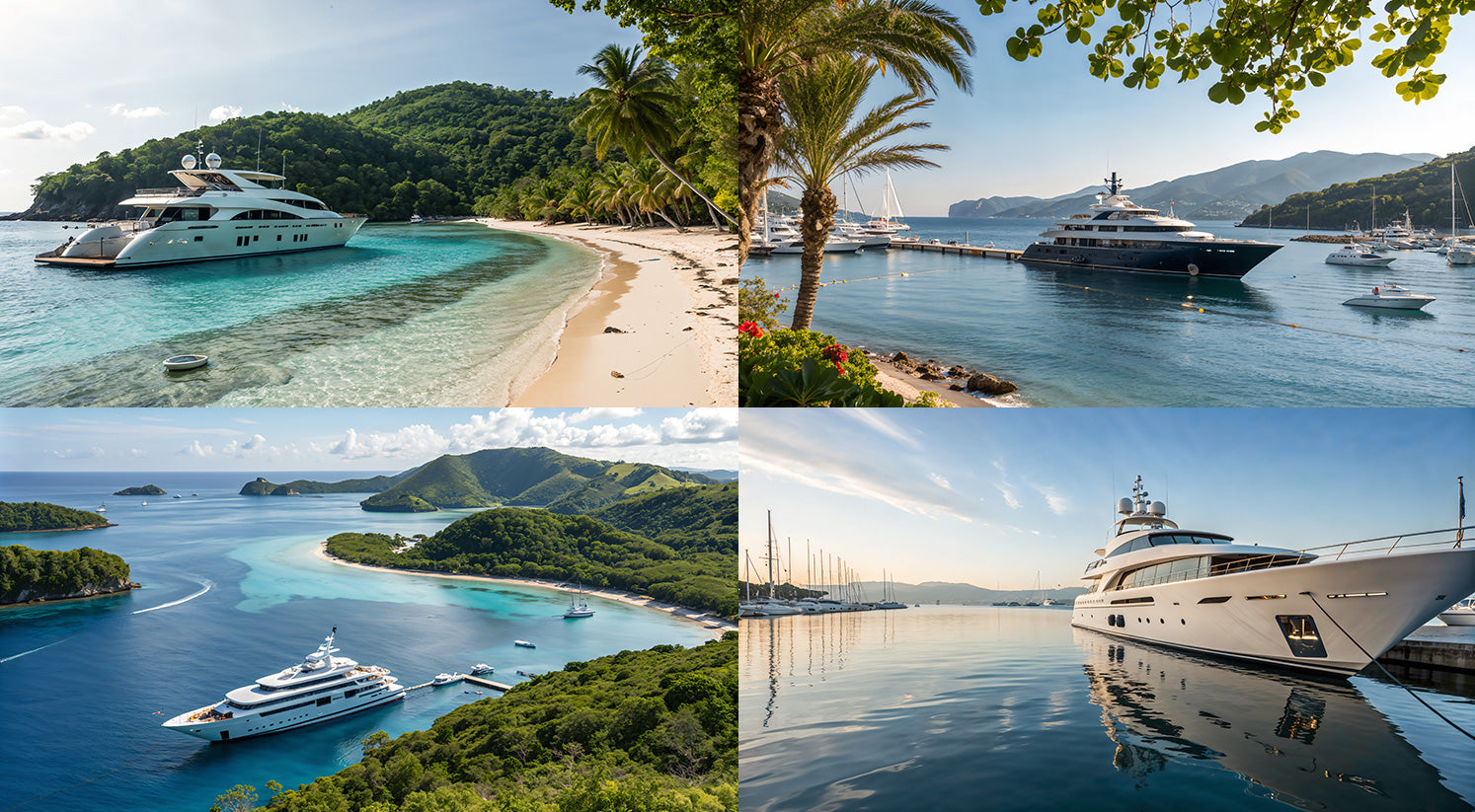 Photo Backgrounds - Luxury Yachts 1 - DAZ Studio - Dreamlight 3D Store