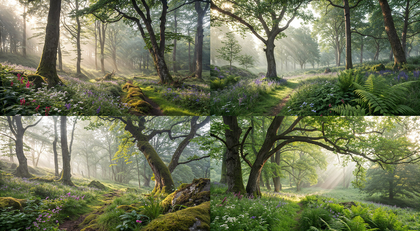 Photo Backgrounds - Enchanted Forest Glades - DAZ Studio - Dreamlight 3D Store