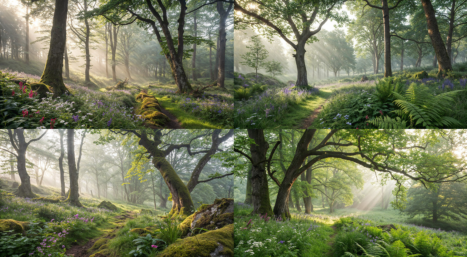 Photo Backgrounds - Enchanted Forest Glades - DAZ Studio - Dreamlight 3D Store