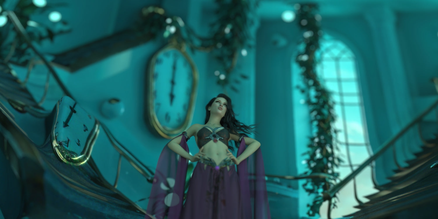 2.5D Scenes - Surreal Room 1 - DAZ Studio - Dreamlight 3D Store
