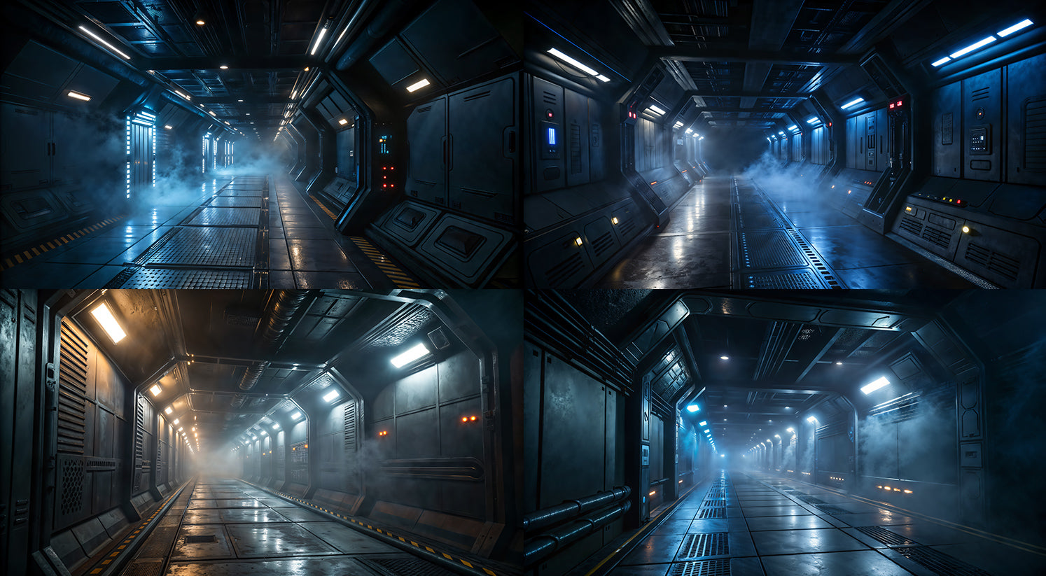 Photo Backgrounds - Eclipse Corridors - DAZ Studio - Dreamlight 3D Store