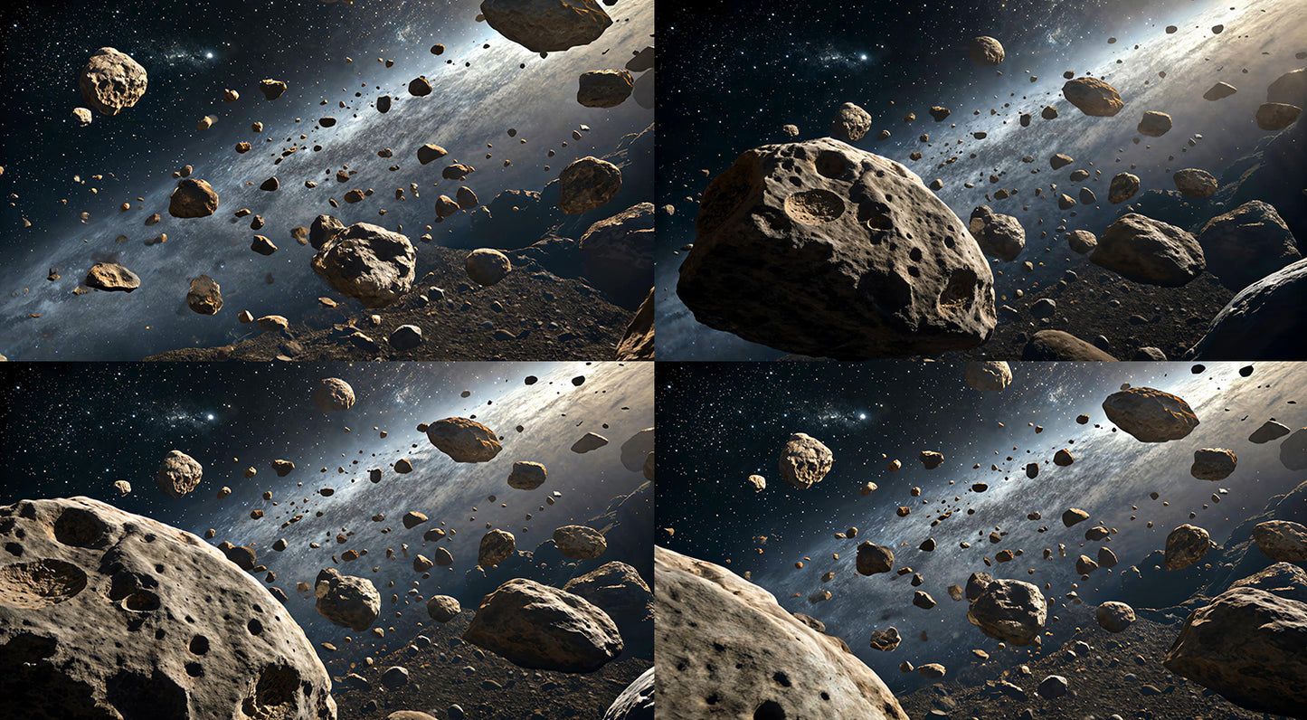 Video Backgrounds - Asteroid Field 2 - 4k Video + Image Sequence - DAZ Studio - Dreamlight 3D Store