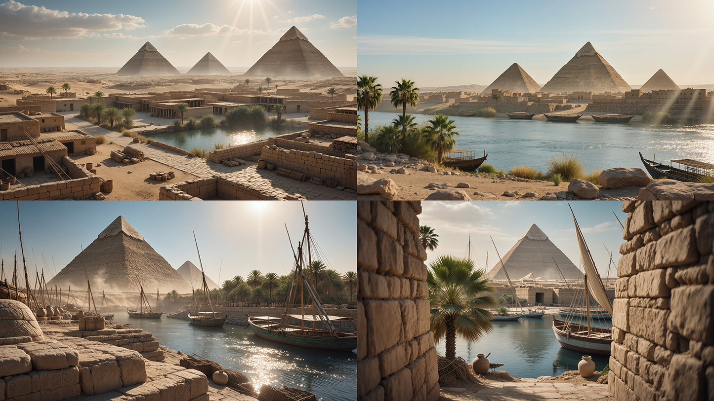 Cinematic Ancient Egypt World Pack - 500 Environments