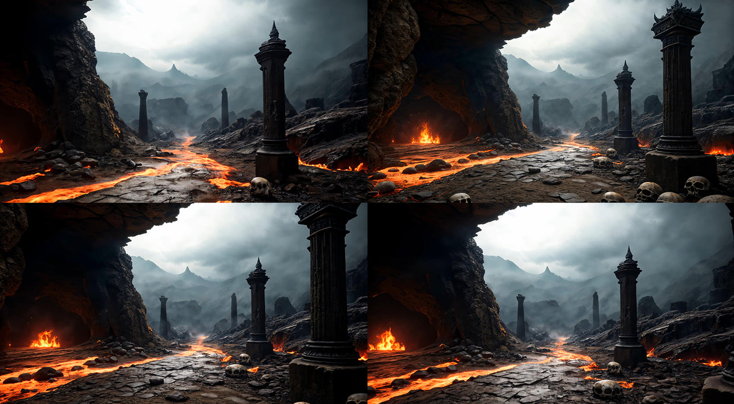 Video Backgrounds - Hell On Earth 1 - 4k Video + Image Sequence - DAZ Studio - Dreamlight 3D Store