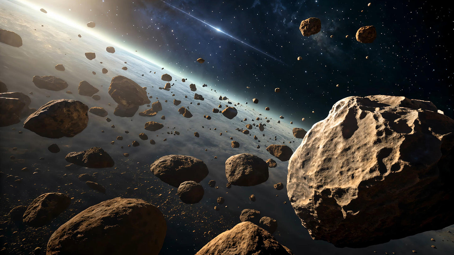 Video Backgrounds - Asteroid Field 1 - 4k Video + Image Sequence - DAZ Studio - Dreamlight 3D Store