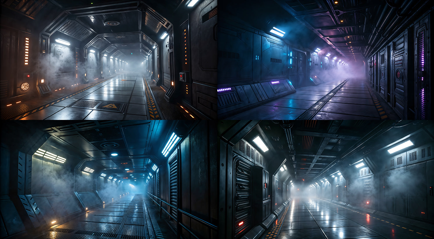 Photo Backgrounds - Eclipse Corridors - DAZ Studio - Dreamlight 3D Store