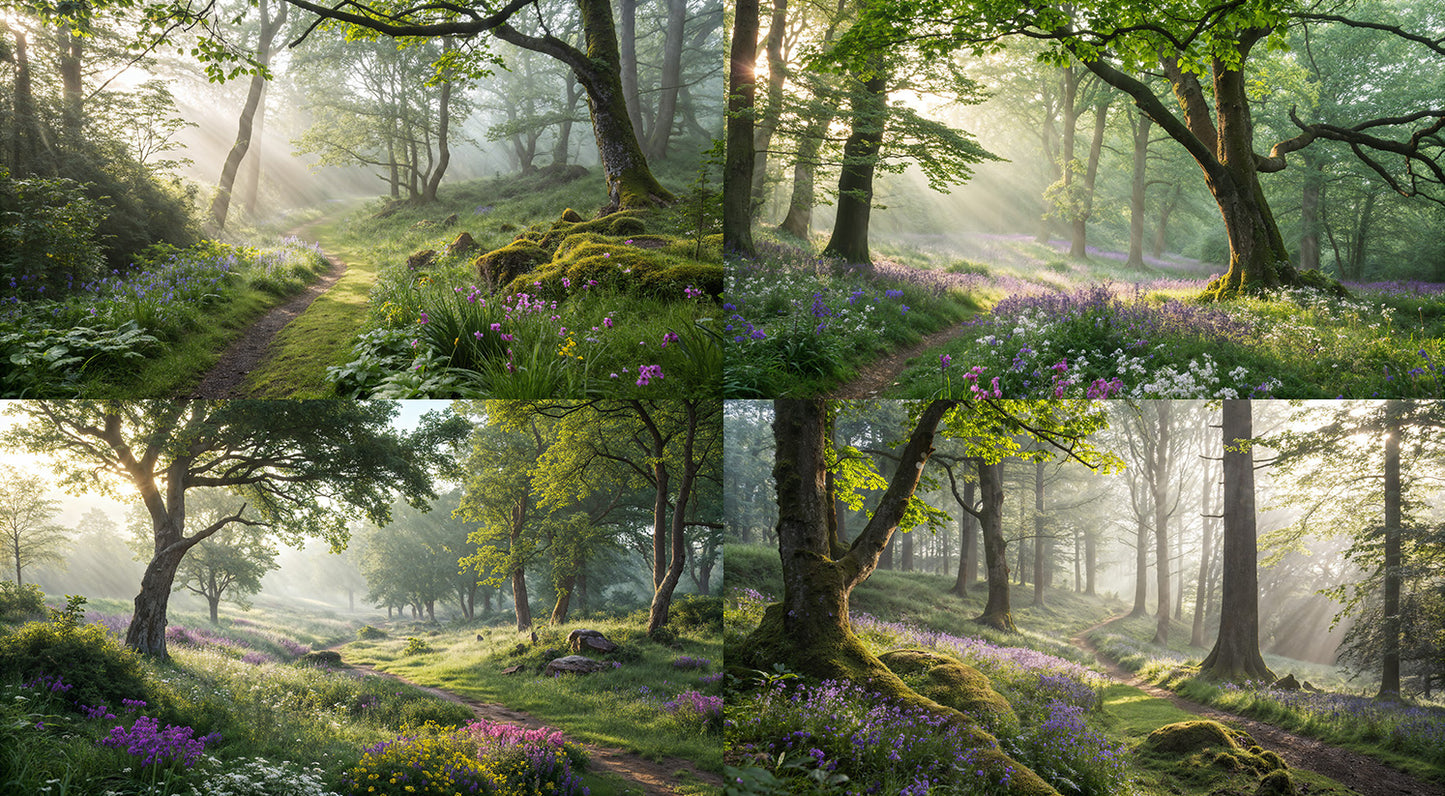 Photo Backgrounds - Enchanted Forest Glades - DAZ Studio - Dreamlight 3D Store