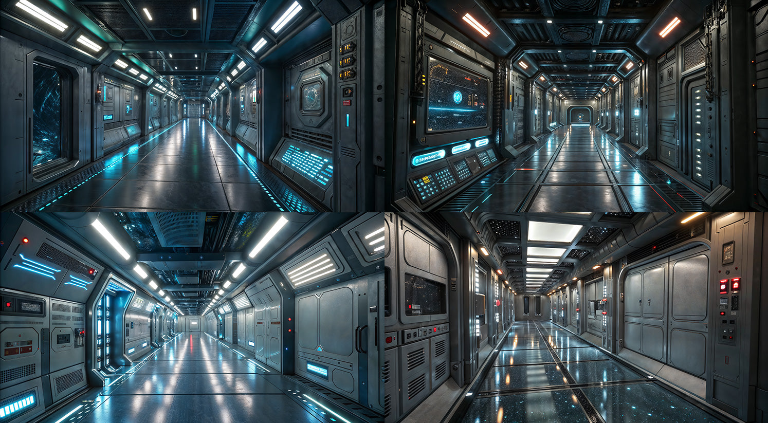 Photo Backgrounds - Quantum Halls - DAZ Studio - Dreamlight 3D Store