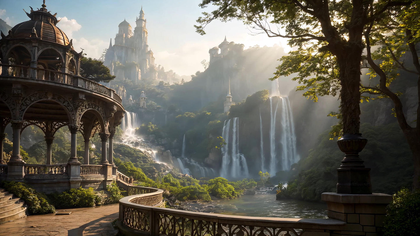 Video Backgrounds - Fantasy Castle 4 - 4k Video + Image Sequence - DAZ Studio - Dreamlight 3D Store
