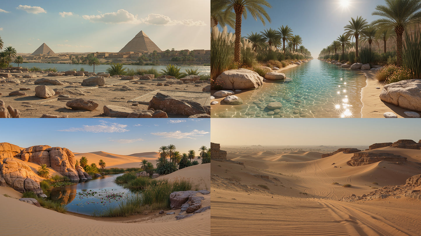 Cinematic Ancient Egypt World Pack - 500 Environments