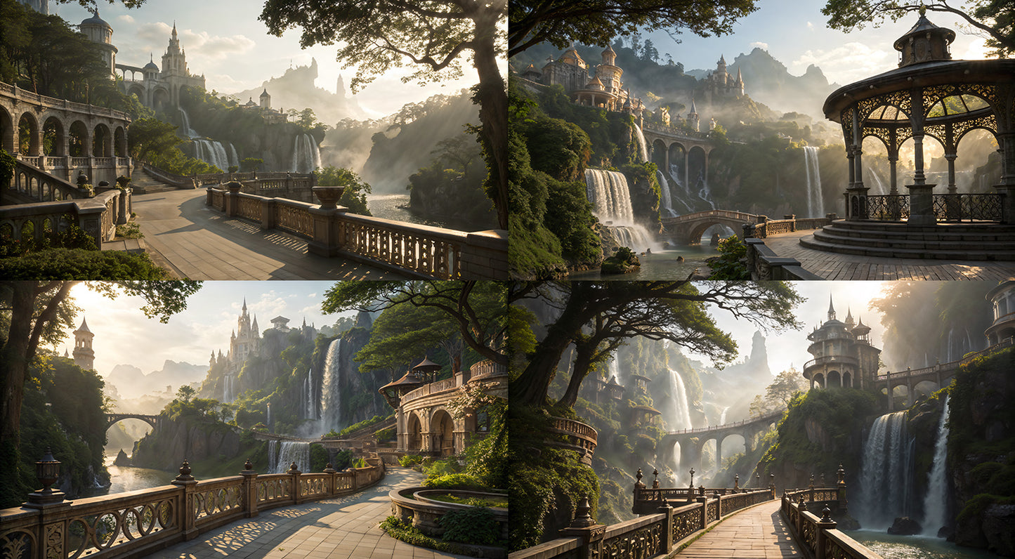 Photo Backgrounds - Fantasy Castles - DAZ Studio - Dreamlight 3D Store