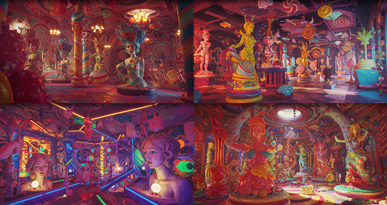 Photo Backgrounds - Surreal 5-in-1 Bundle - DAZ Studio - Dreamlight 3D Store