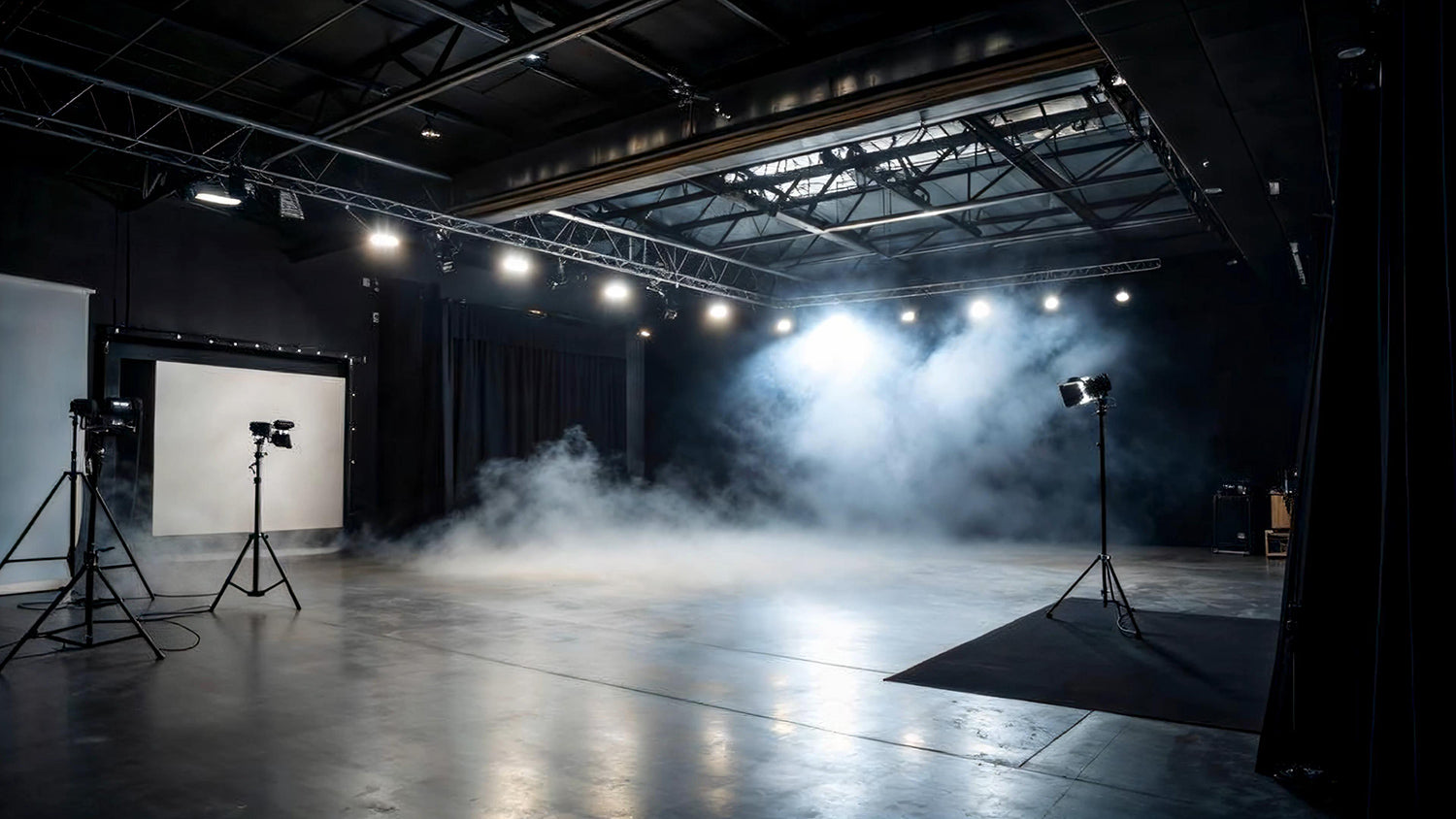 Video Backgrounds - Smoky Photo Studio 1 - 4k Video + Image Sequence - DAZ Studio - Dreamlight 3D Store
