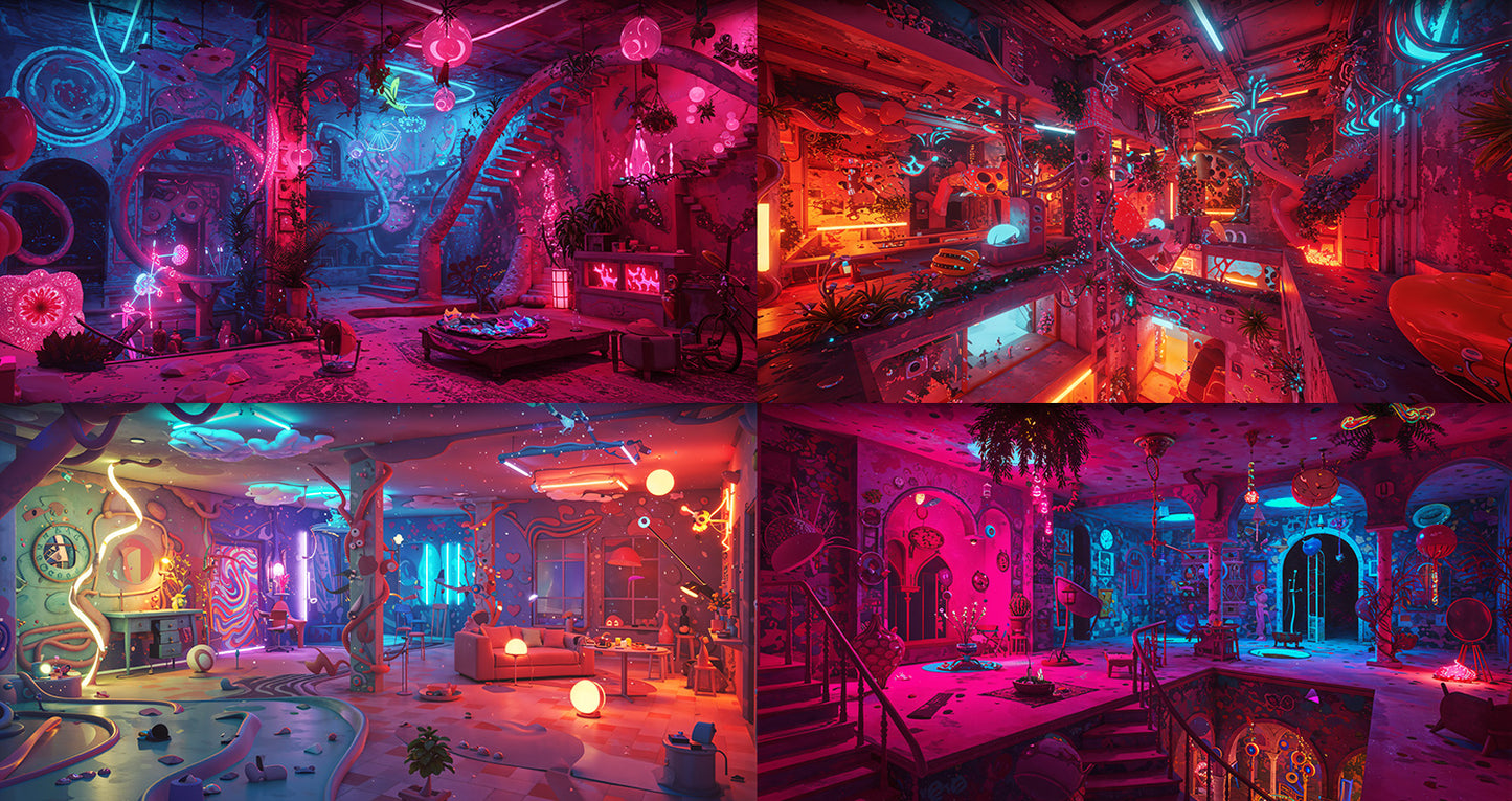 Photo Backgrounds - Surreal 5-in-1 Bundle - DAZ Studio - Dreamlight 3D Store