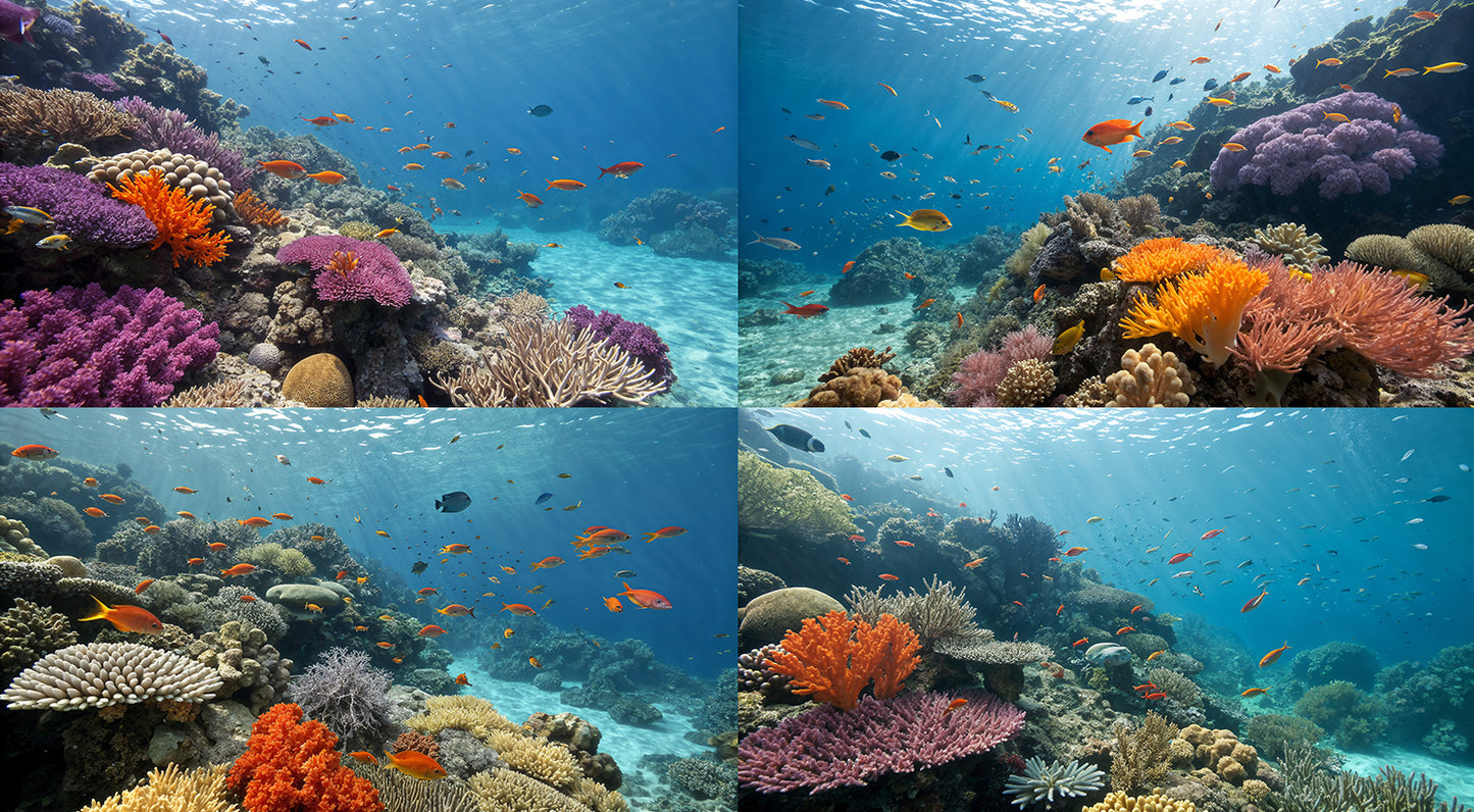 Photo Backgrounds - Ocean Bloom - DAZ Studio - Dreamlight 3D Store