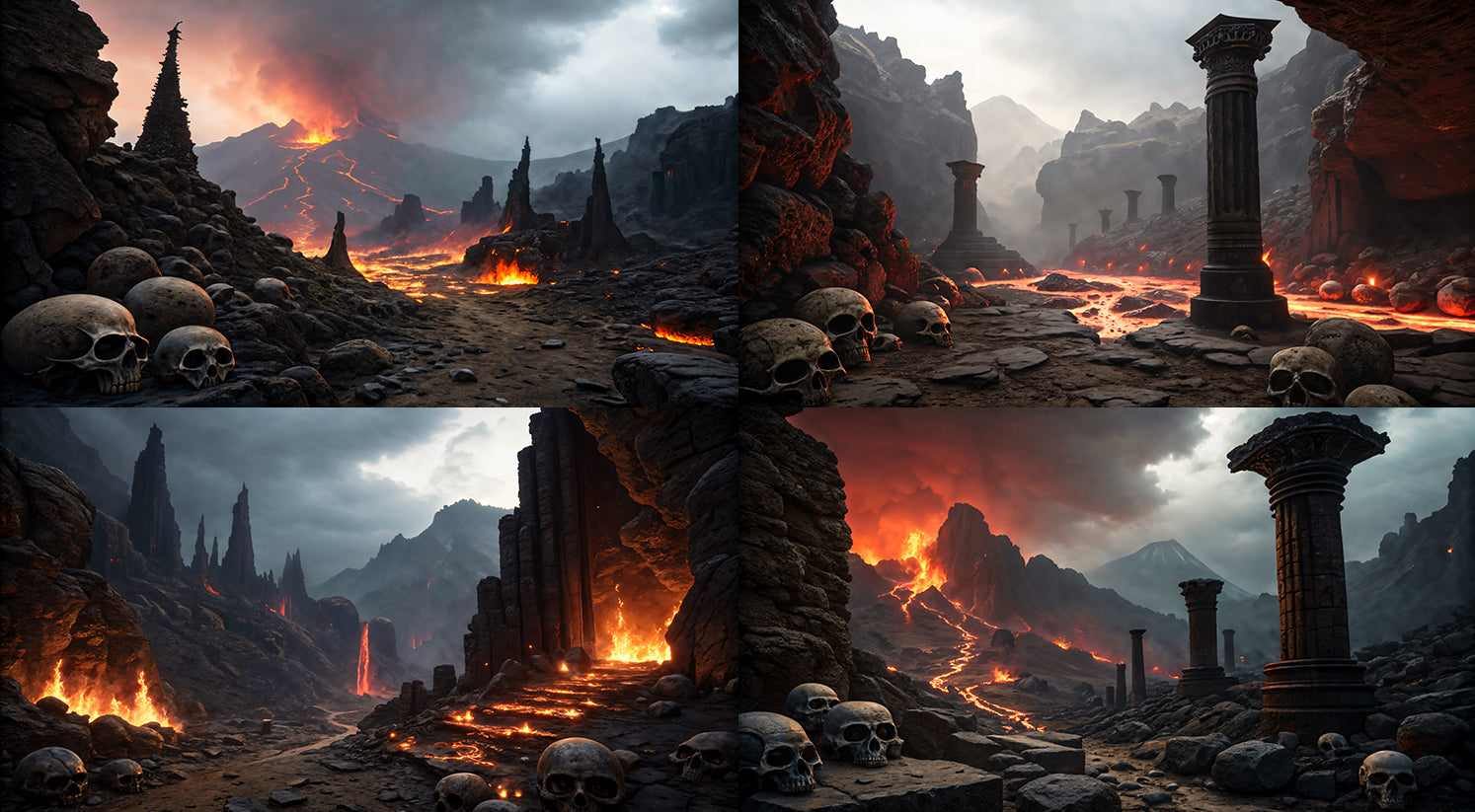 Photo Backgrounds - Hell On Earth - DAZ Studio - Dreamlight 3D Store