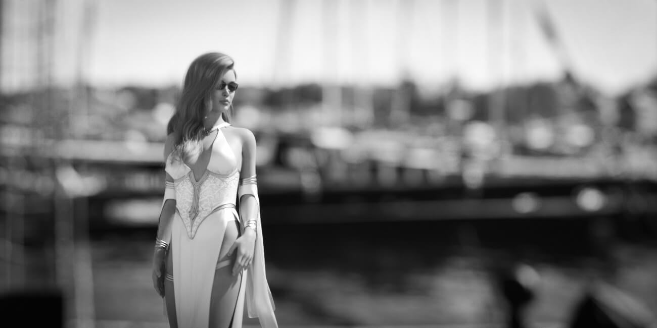 3D Photo Scenes - Stockholm Marina - DAZ Studio - Legacy Set - Dreamlight 3D Store