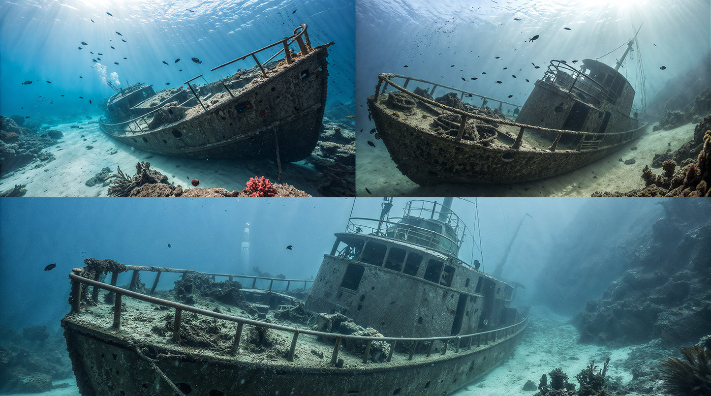 Photo Backgrounds - Sunken Legends - DAZ Studio - Dreamlight 3D Store