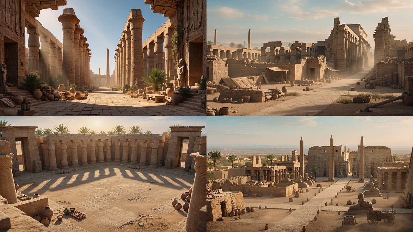 Cinematic Ancient Egypt World Pack - 500 Environments