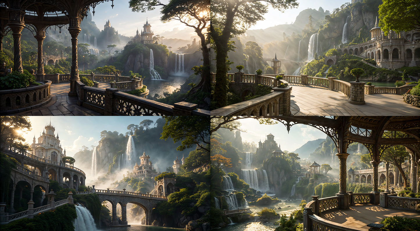 Photo Backgrounds - Fantasy Castles - DAZ Studio - Dreamlight 3D Store