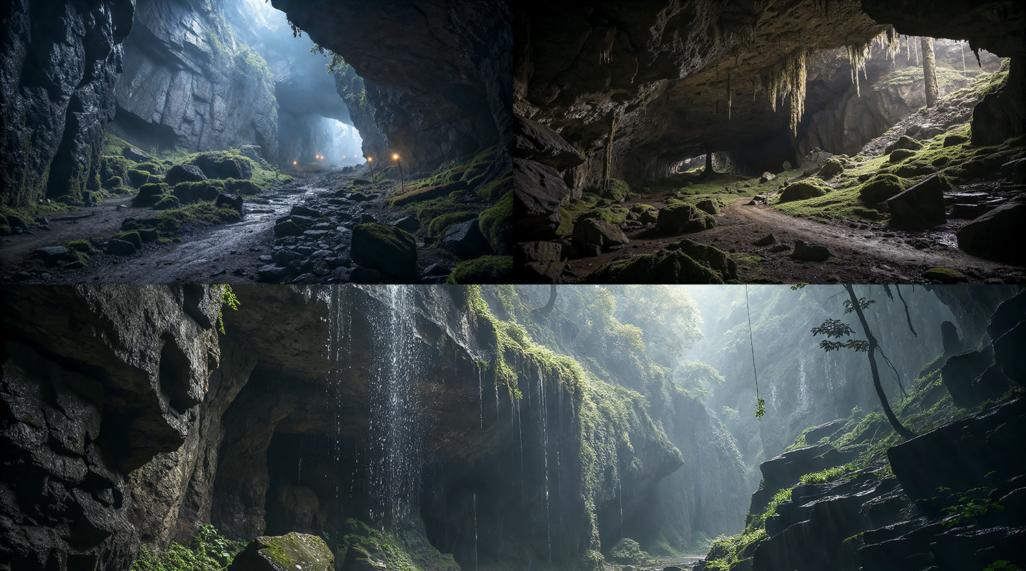 Photo Backgrounds - Shadow Caverns - DAZ Studio - Dreamlight 3D Store