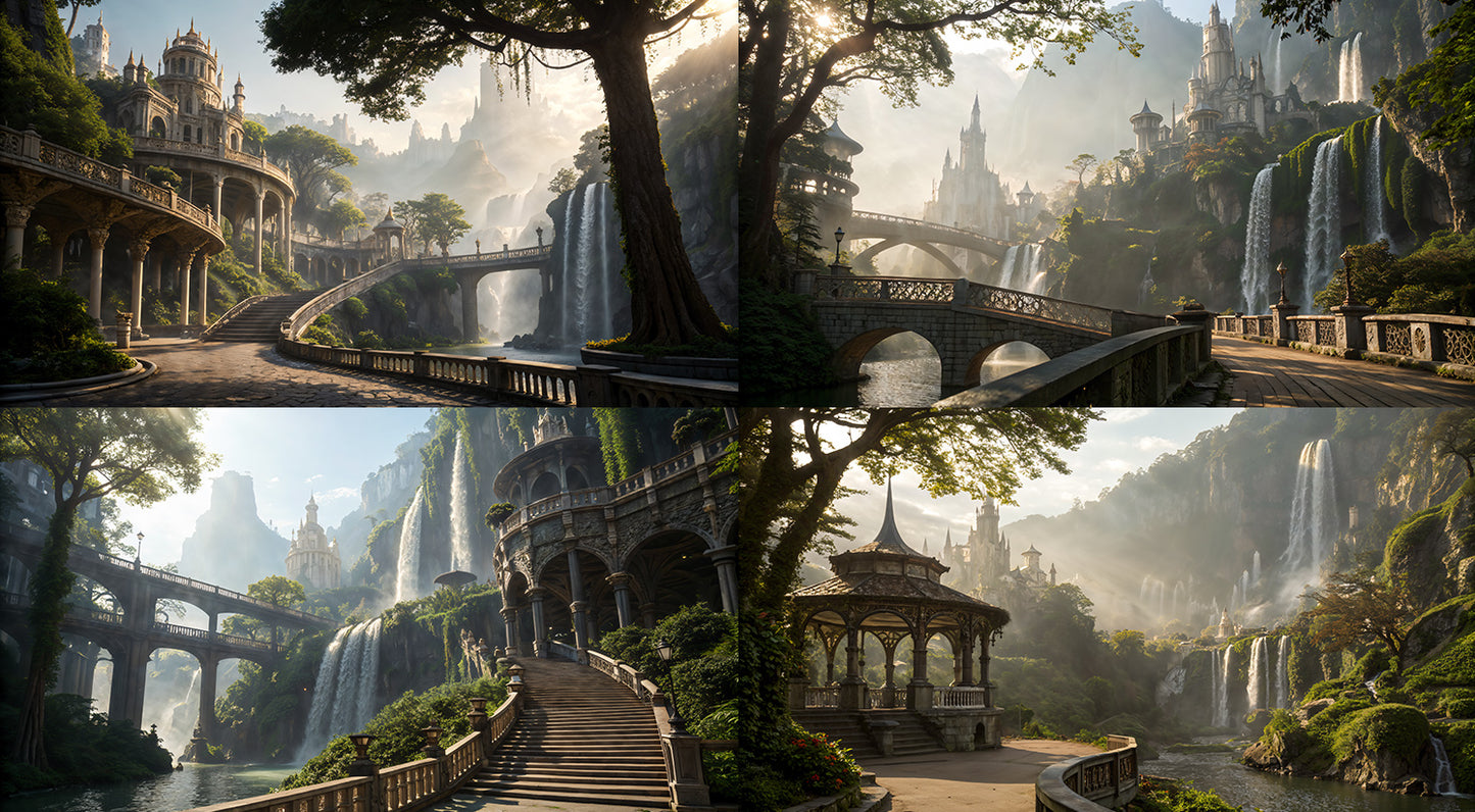 Photo Backgrounds - Fantasy Castles - DAZ Studio - Dreamlight 3D Store
