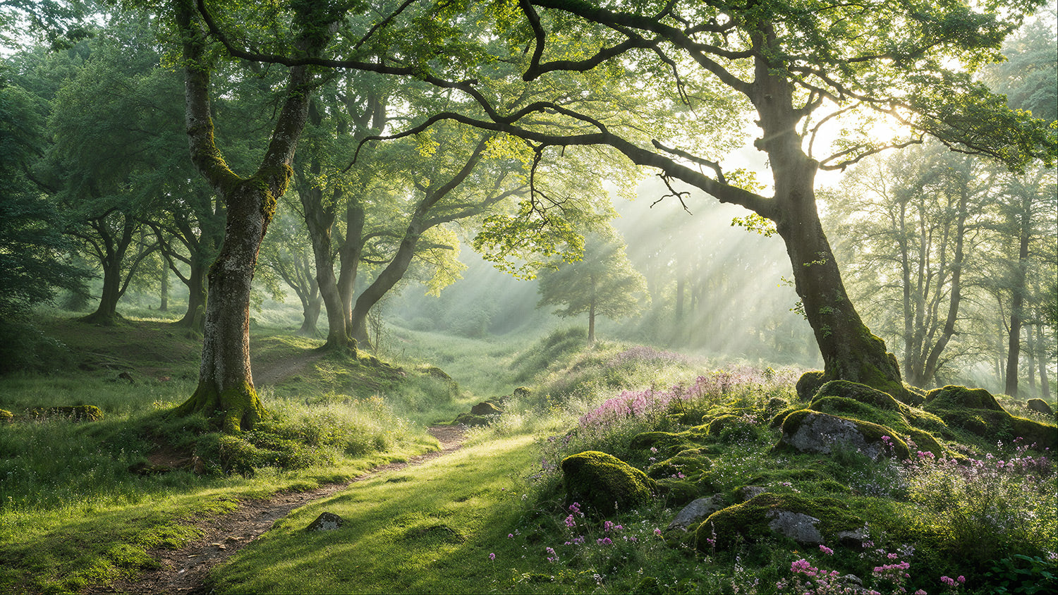 Photo Backgrounds - Enchanted Forest Glades - DAZ Studio - Dreamlight 3D Store