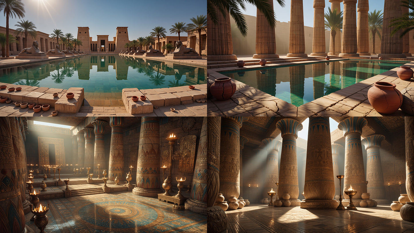 Cinematic Ancient Egypt World Pack - 500 Environments