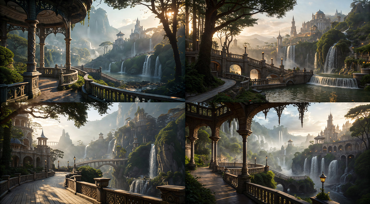 Photo Backgrounds - Fantasy Castles - DAZ Studio - Dreamlight 3D Store