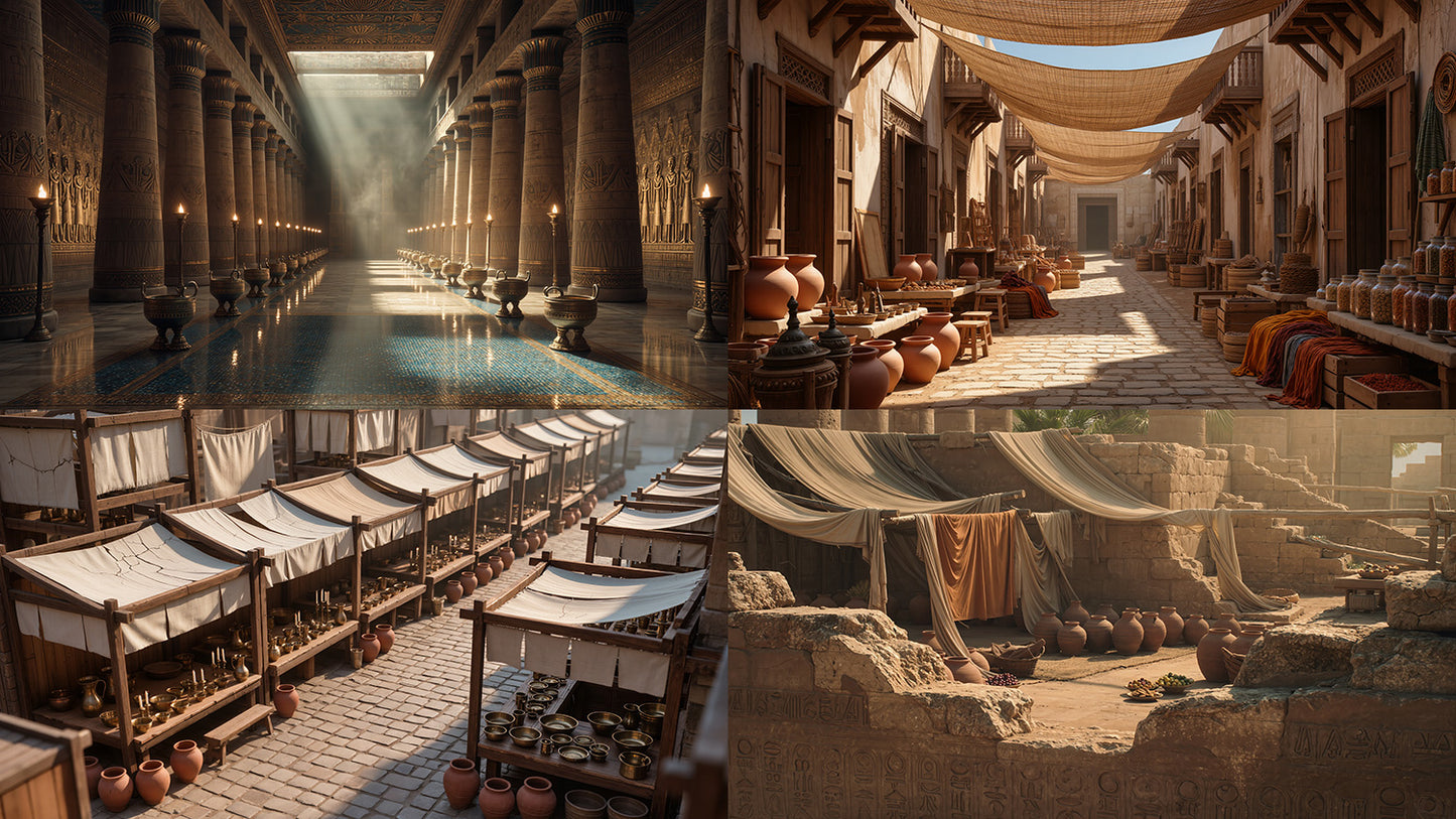 Cinematic Ancient Egypt World Pack - 500 Environments