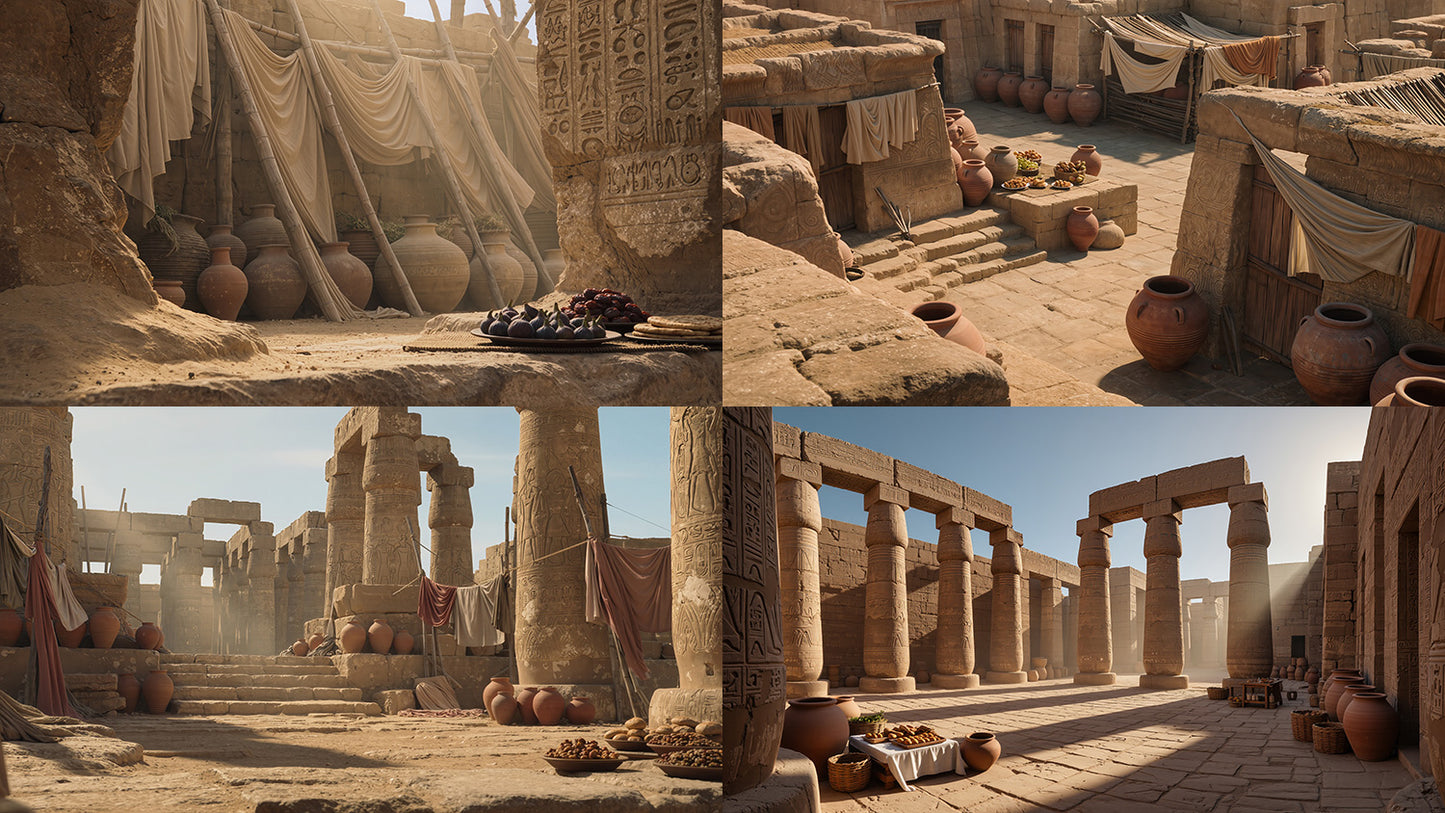 Cinematic Ancient Egypt World Pack - 500 Environments