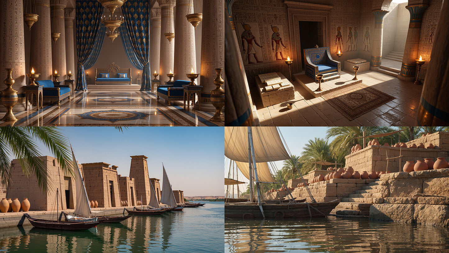Cinematic Ancient Egypt World Pack - 500 Environments