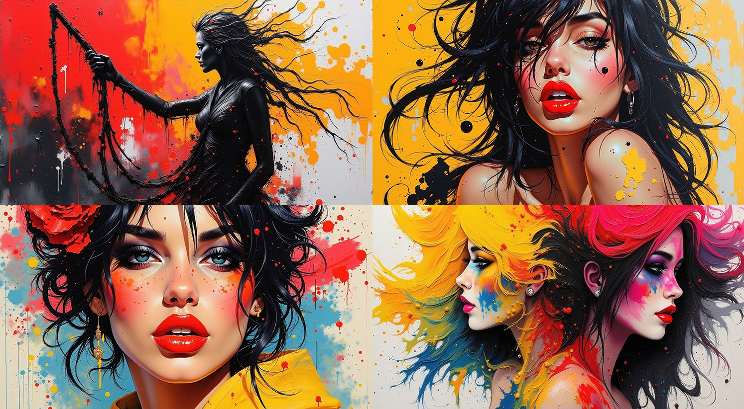 Photo Backgrounds - Splashy Beauty Art - DAZ Studio - Dreamlight 3D Store