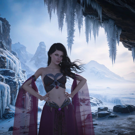 Video Backgrounds - Snowy Rocks 1 - DAZ Studio