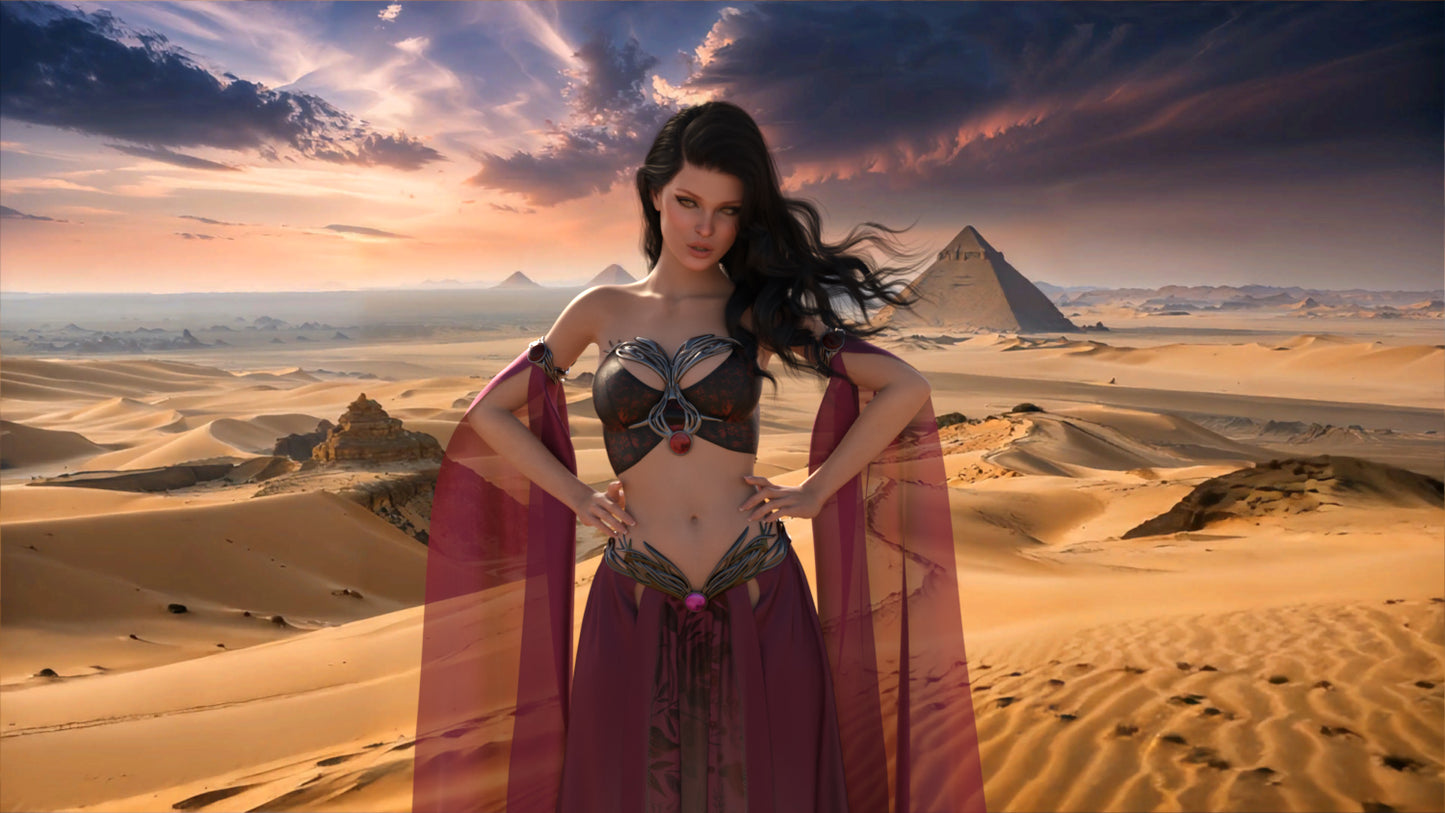 Video Backgrounds - Desert Dunes 1 - DAZ Studio