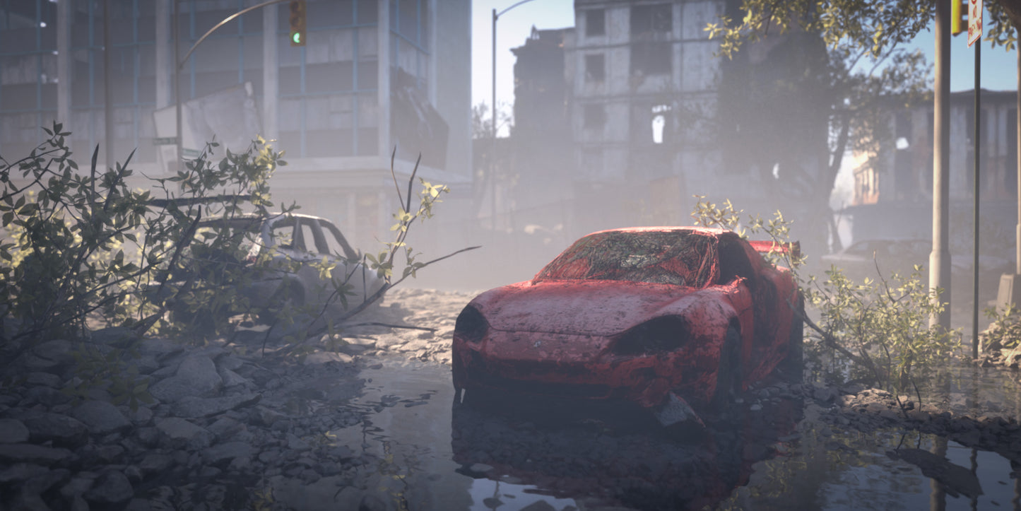 Zone 47: The Last City - Post Apocalyptic Scene  - DAZ Studio