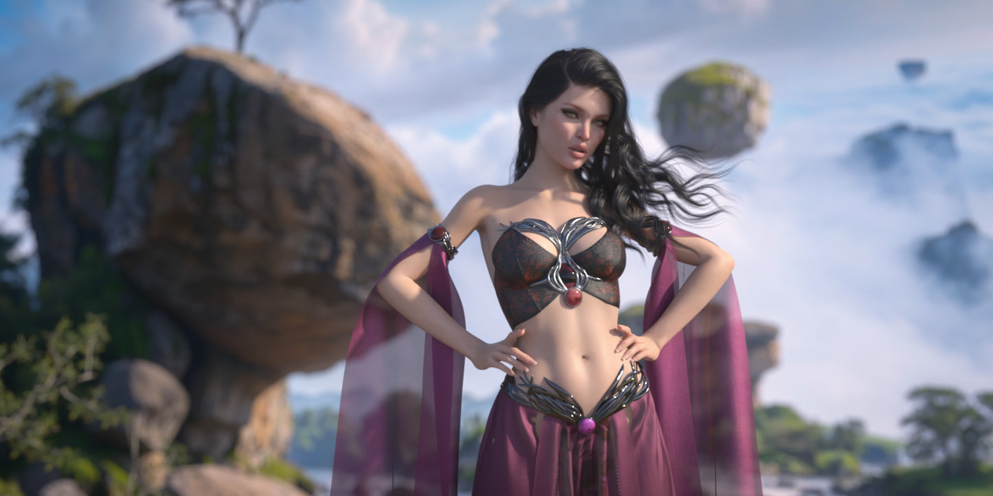 Magical Backgrounds 2 Floating Islands - DAZ Studio