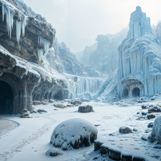 Photo Backgrounds - Fantasy Snowy Landscapes - DAZ Studio - Dreamlight 3D Store