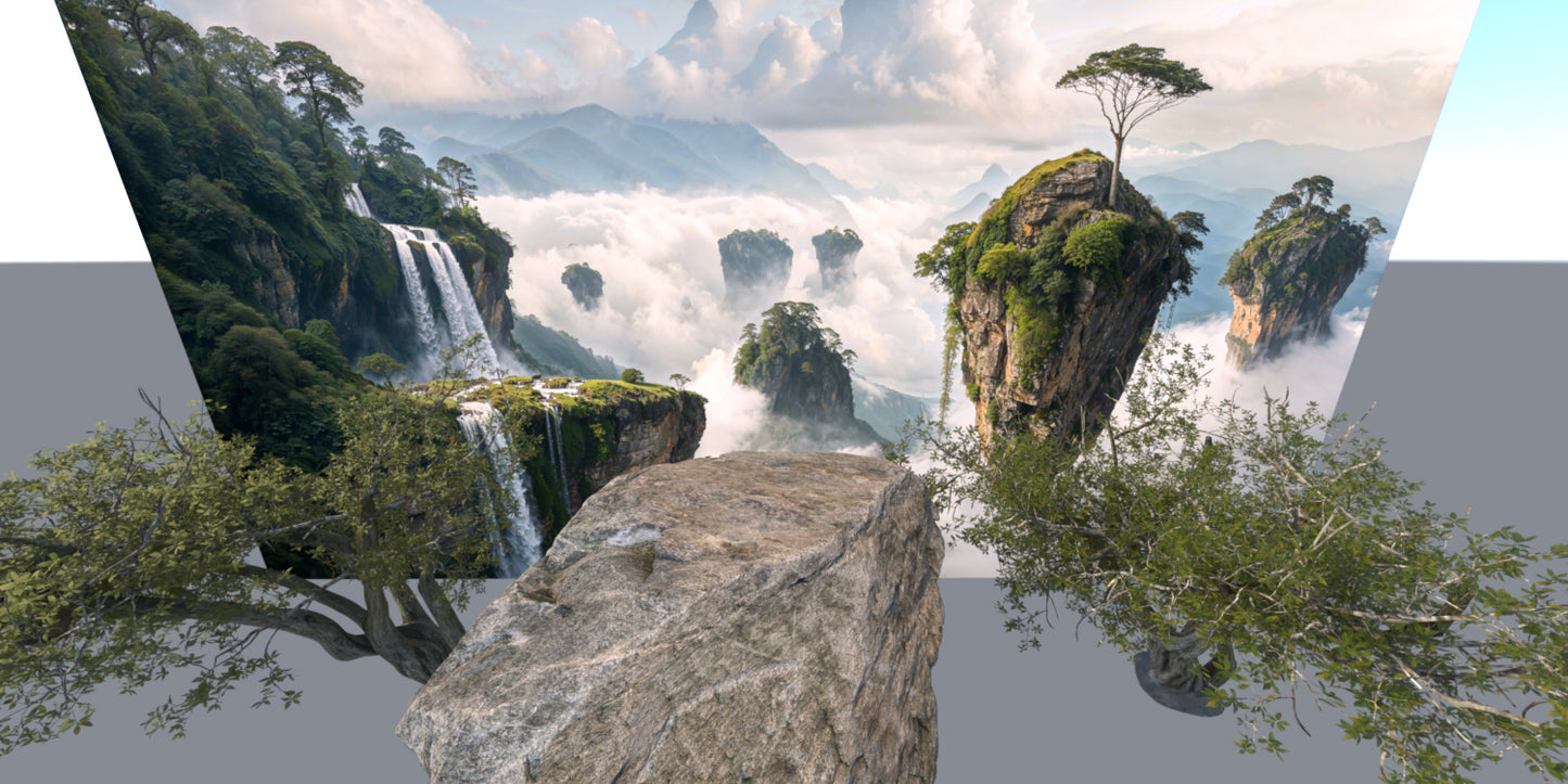 Magical Backgrounds 2 Floating Islands - DAZ Studio