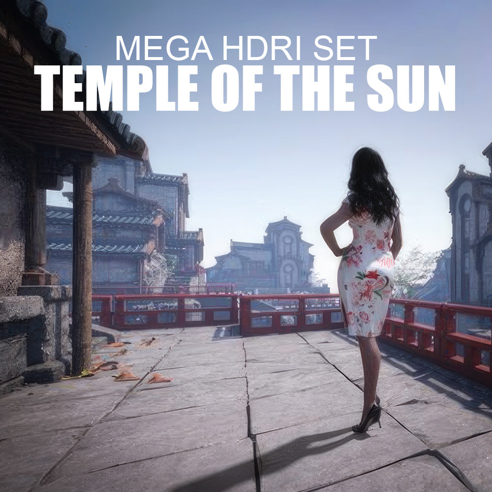 Mega HDRI Set - Temple Of The Sun - DAZ Studio - Dreamlight 3D Store