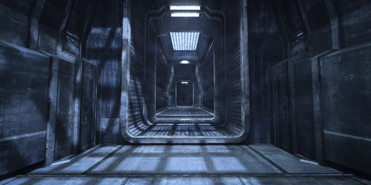 Hot HDRI Sets - Alien Corridor - DAZ Studio - Dreamlight 3D Store