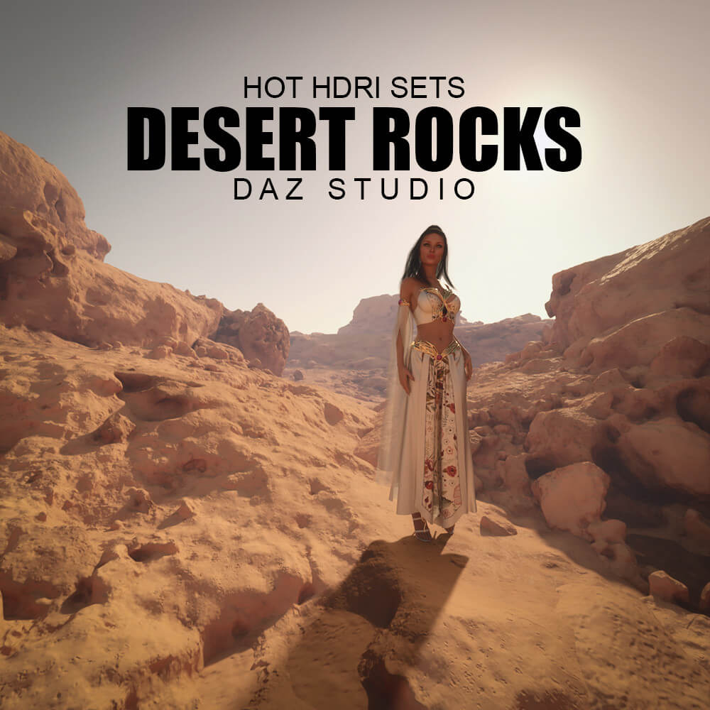 Hot HDRI Sets - Desert Rocks - DAZ Studio - Dreamlight 3D Store