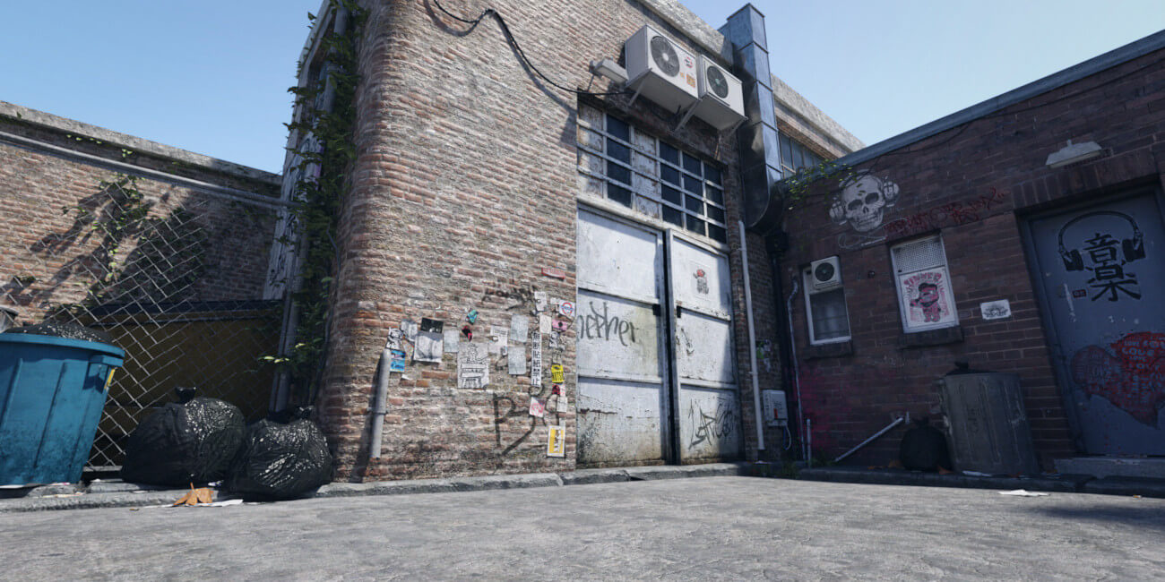 Hot HDRI Sets - Fallen Alley - DAZ Studio - Dreamlight 3D Store