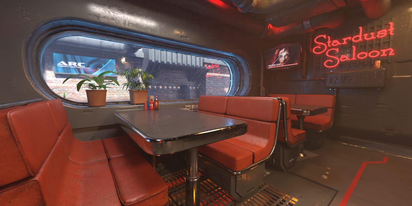 Hot HDRI Sets - Sci-Fi Saloon - DAZ Studio - Dreamlight 3D Store