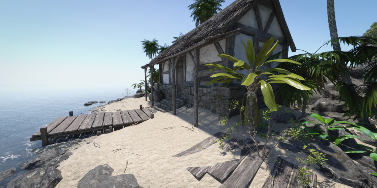 Hot HDRI Sets - Secret Pirates Cove - DAZ Studio - Dreamlight 3D Store