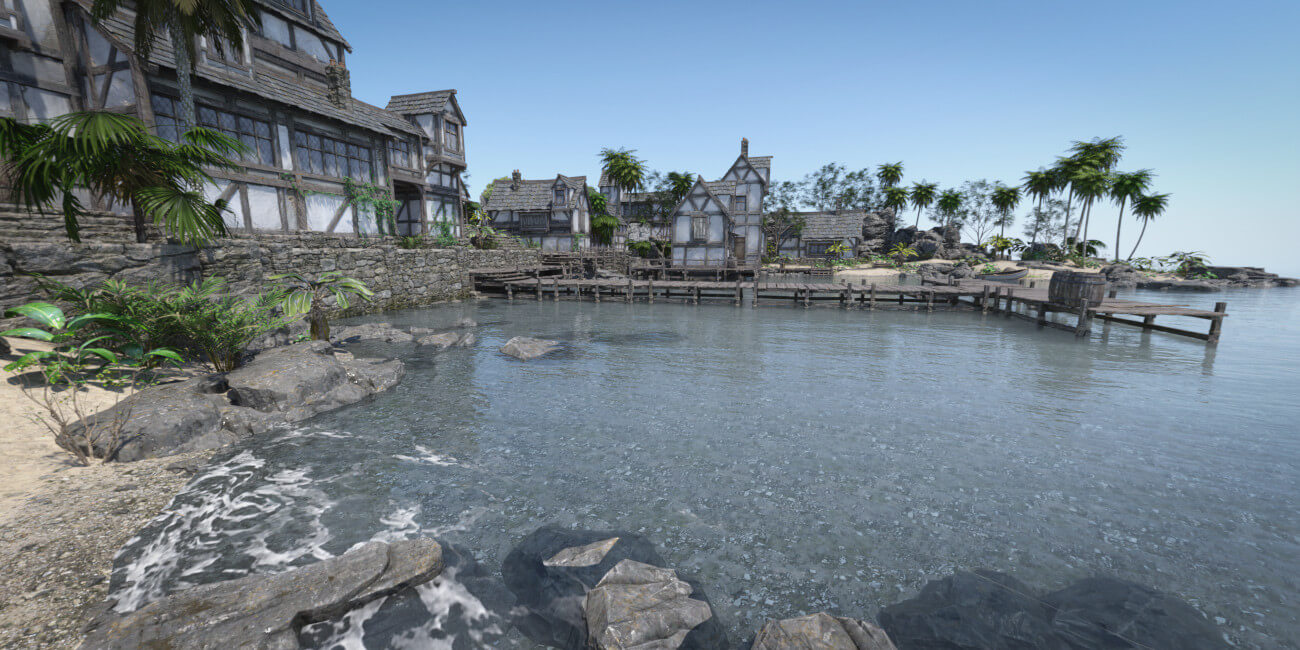 Hot HDRI Sets - Secret Pirates Cove - DAZ Studio - Dreamlight 3D Store