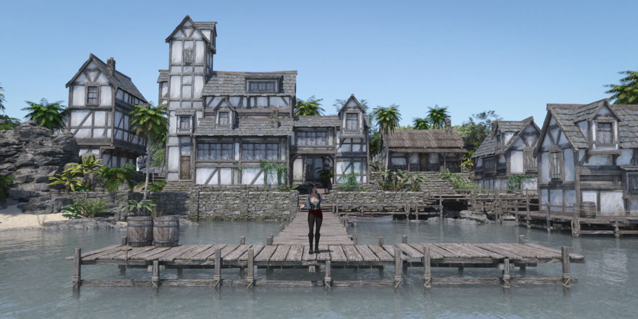 Hot HDRI Sets - Secret Pirates Cove - DAZ Studio - Dreamlight 3D Store