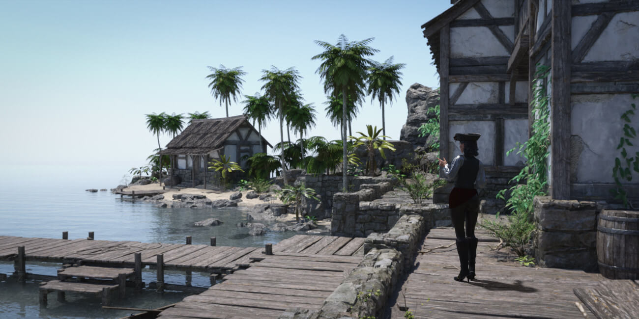 Hot HDRI Sets - Secret Pirates Cove - DAZ Studio - Dreamlight 3D Store